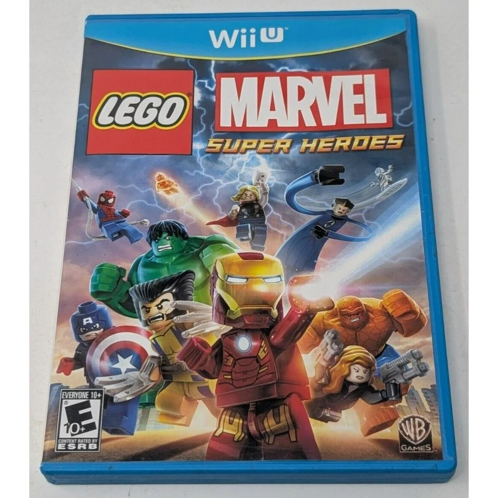 LEGO Marvel Super Heroes Nintendo Wii U -‎ 2013 - Game Disc & Case CIB Complete